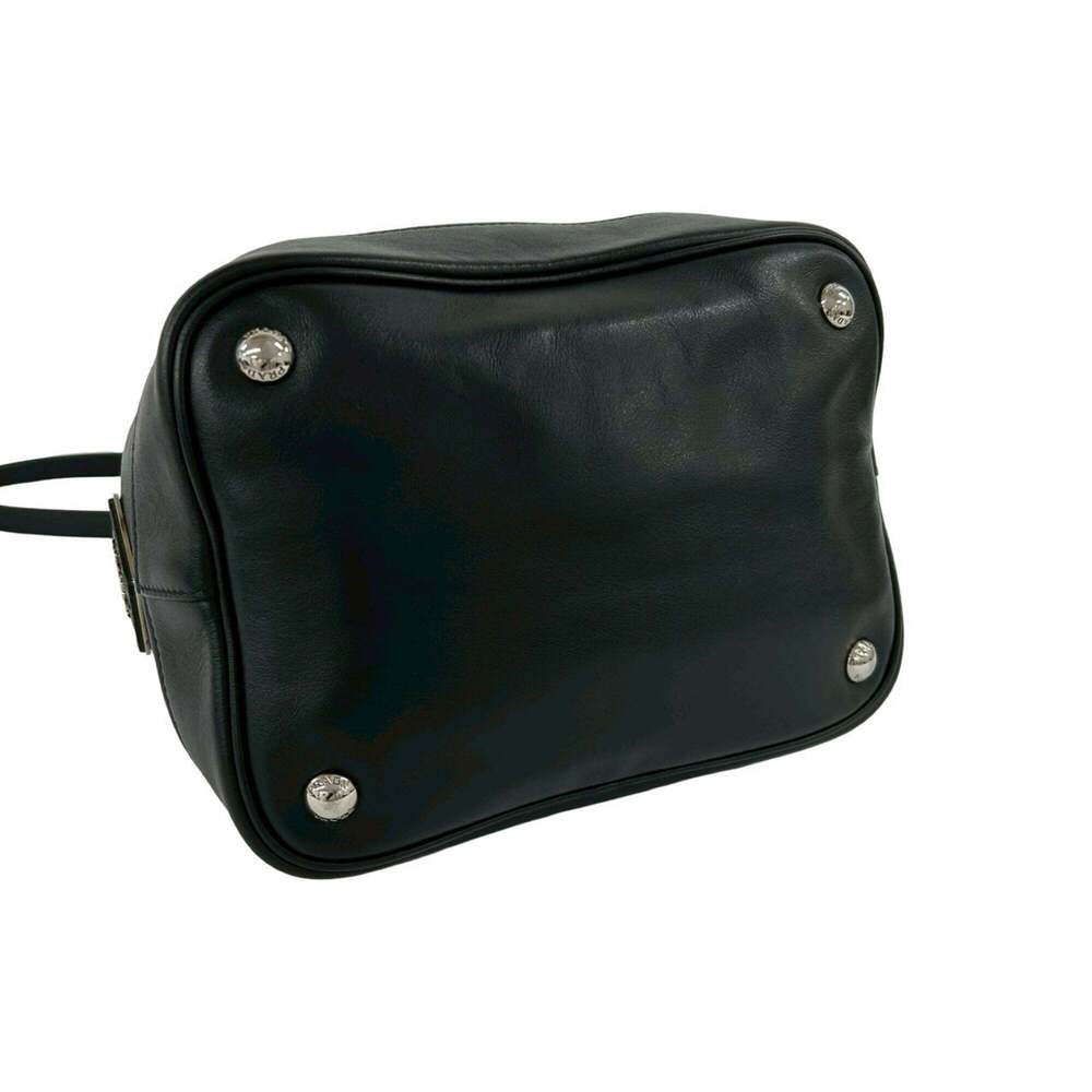 PRADA Black Leather Shoulder Bag - Picture 7 of 10